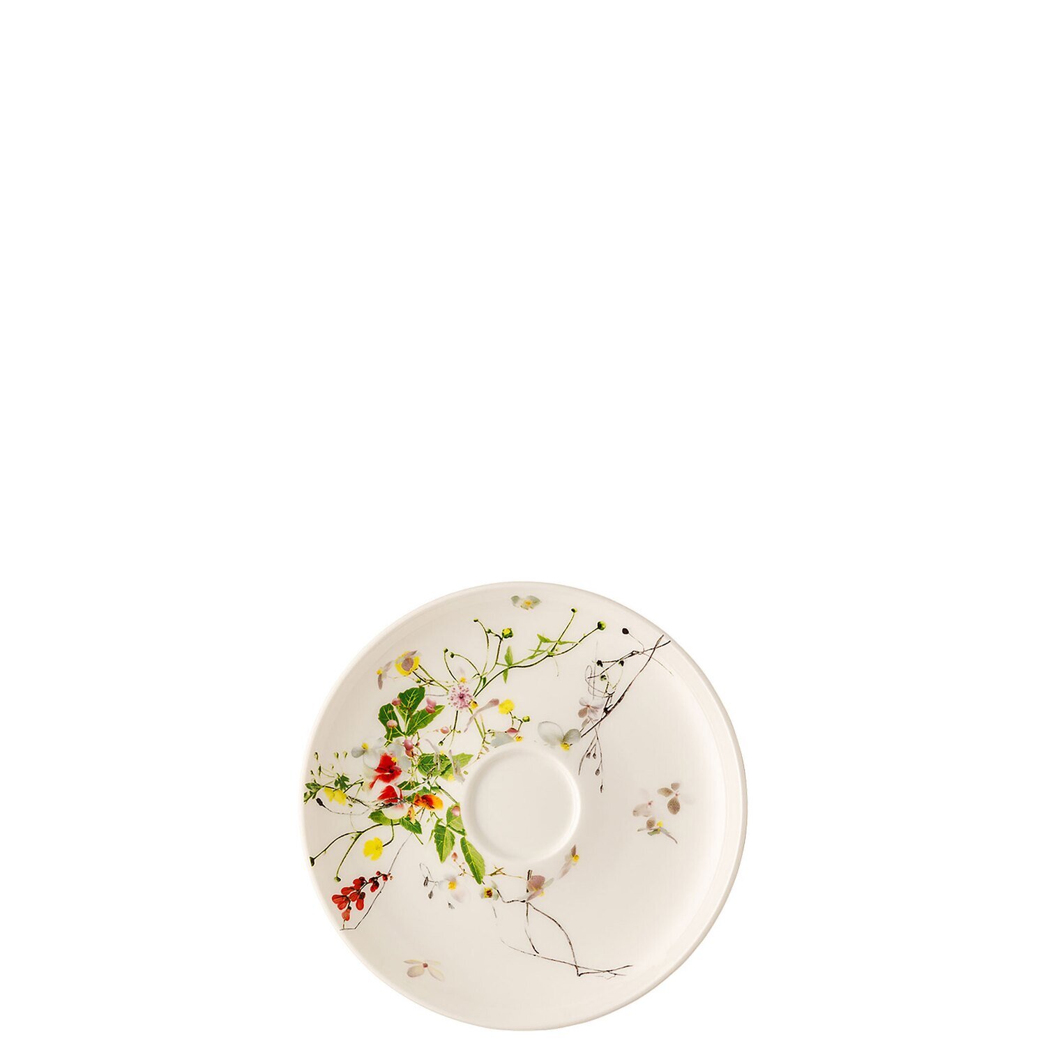 Rosenthal Brillance Fleurs Sauvages Coffee Coupe Saucer, MPN: 10530-405101-14939,