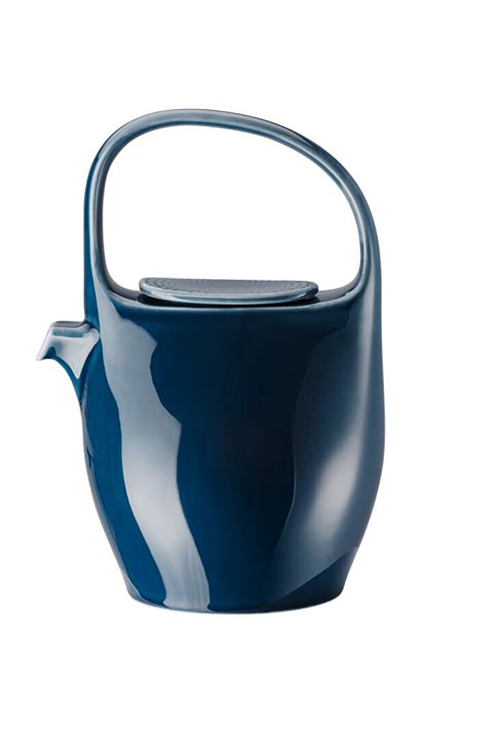 Rosenthal Junto Ocean Blue Tea Pot 43 oz