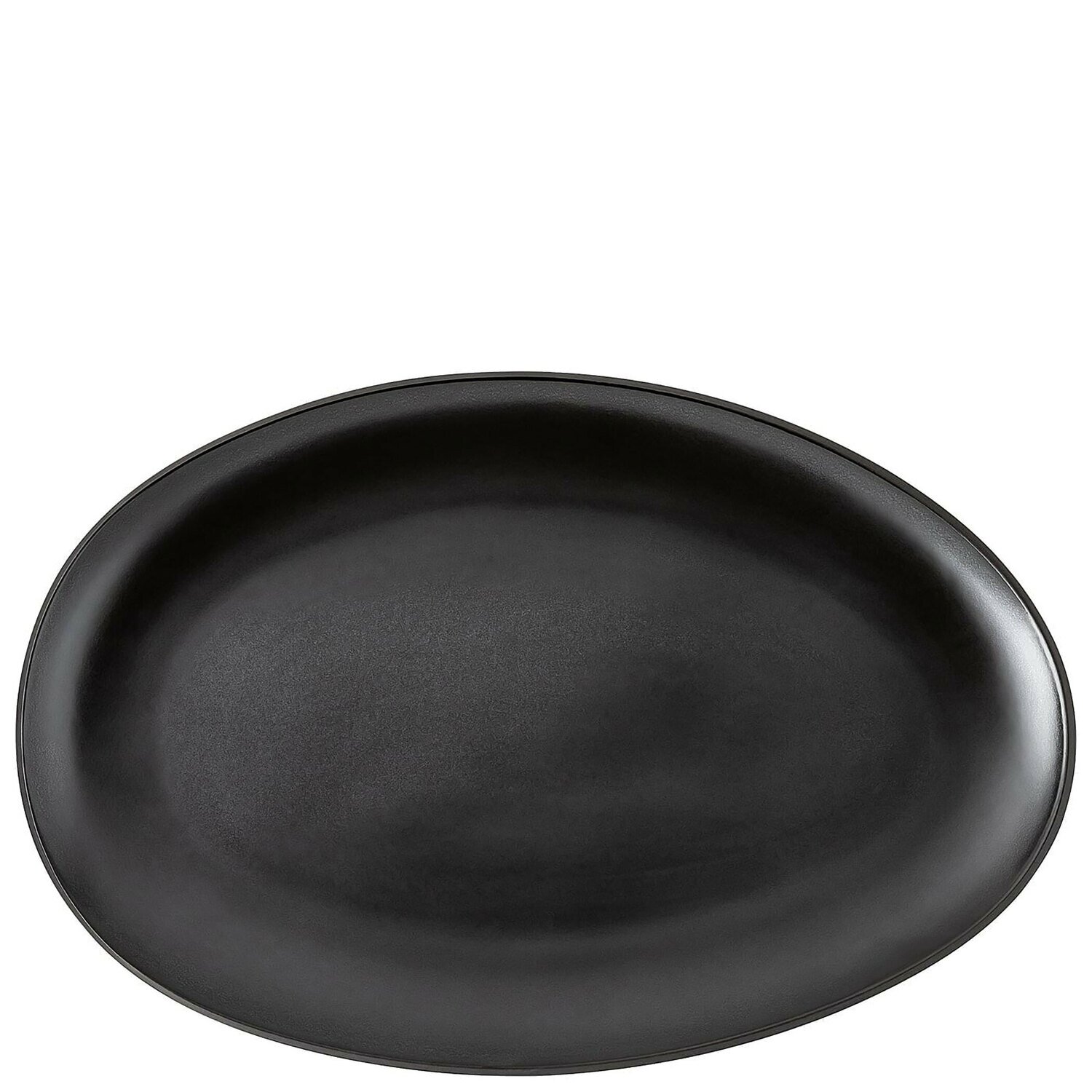 Rosenthal Junto Slate Grey Stoneware Platter Flat Oval 13 x 12 5/8 Inch, MPN: 21540-405251-62733, 7…