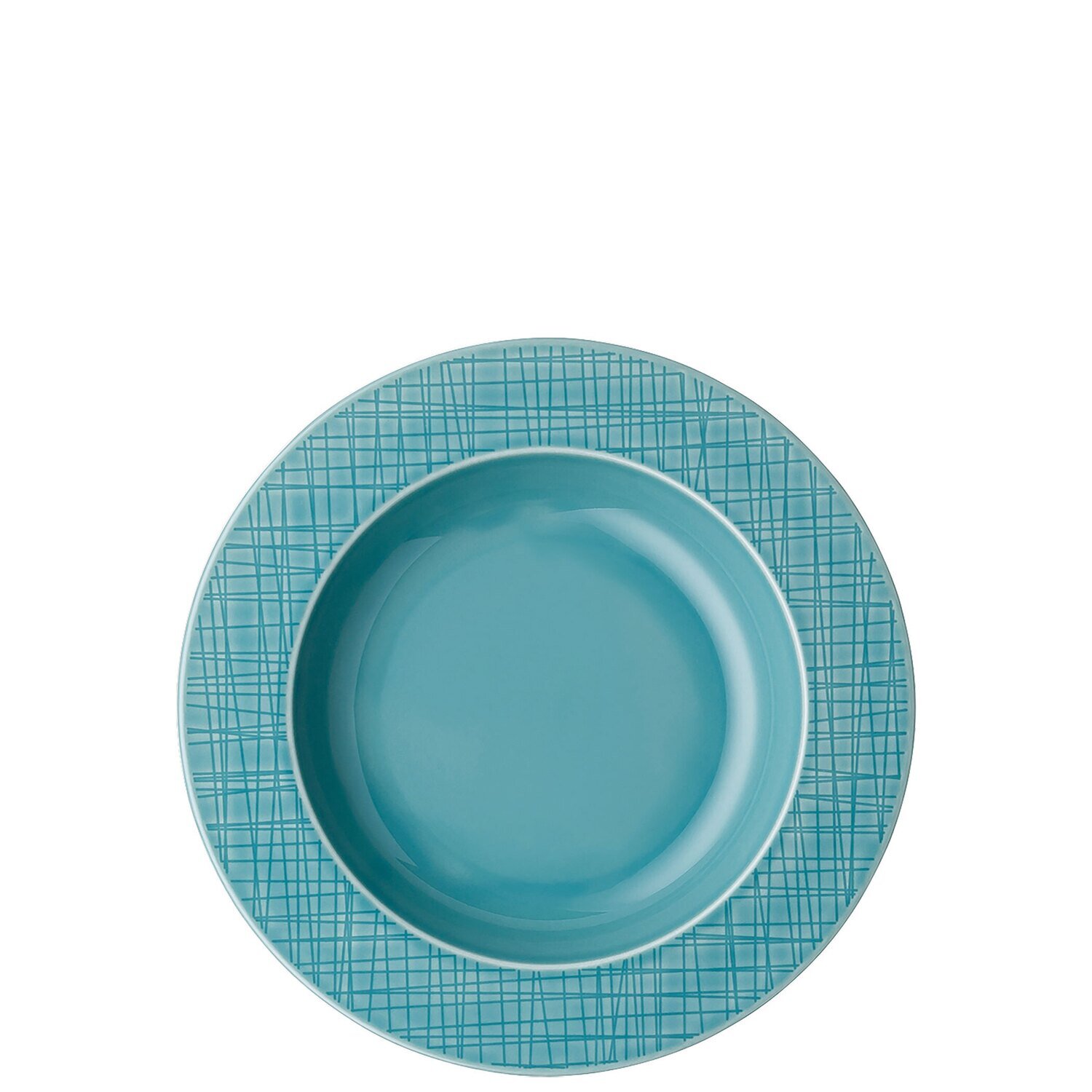 Rosenthal Mesh Aqua Rim Plate 9 Inch, MPN: 11770-405152-10153,