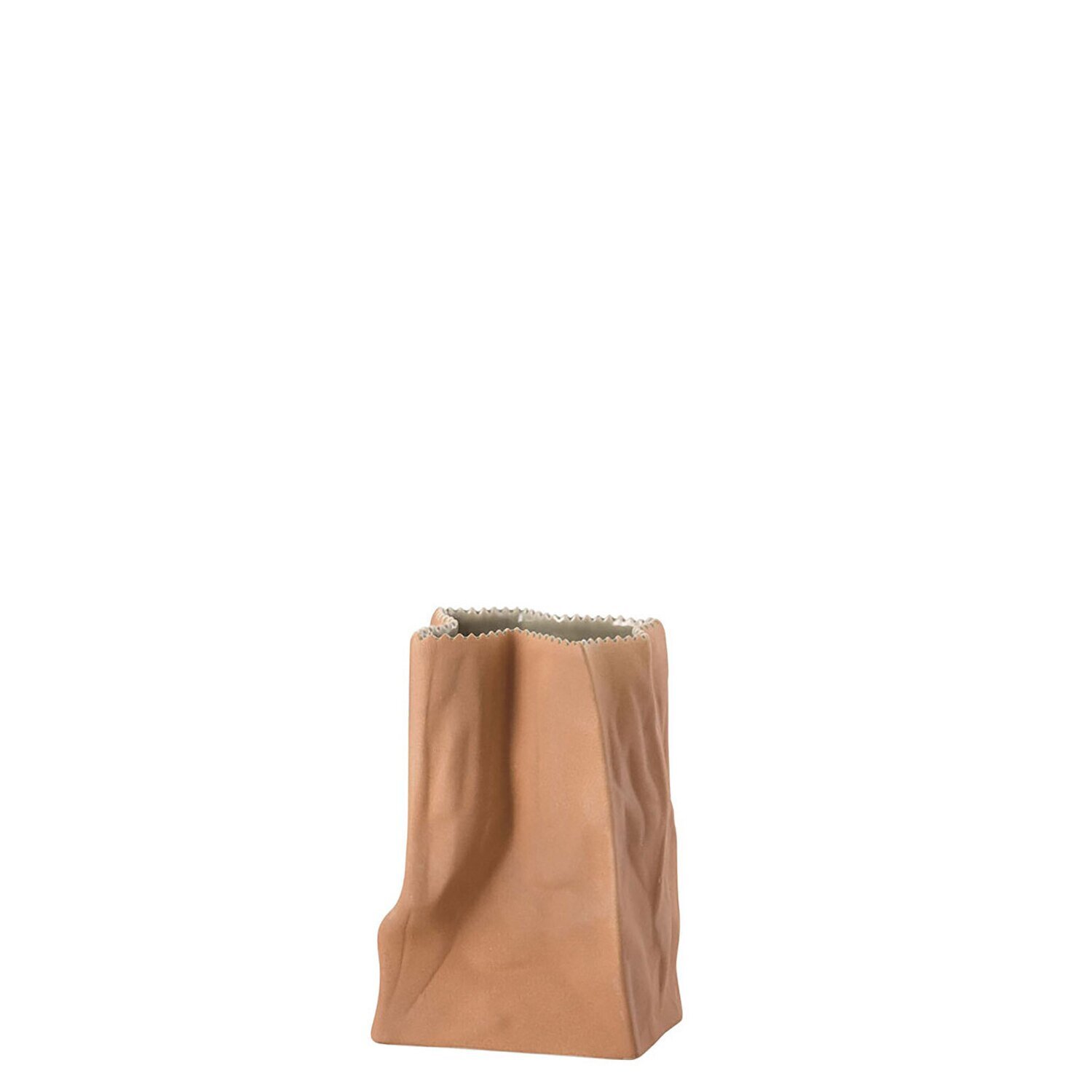Rosenthal Bag Vase Vase Light Brown 5 1/2 Inch