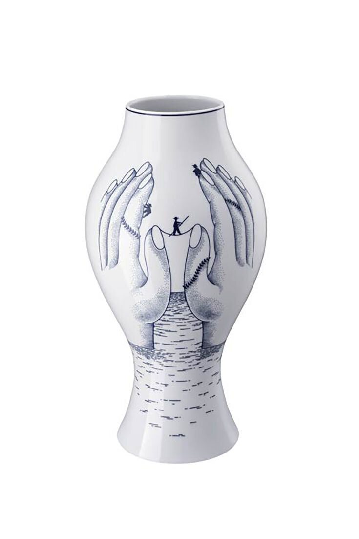 Rosenthal Far, Far, Closer Vase 15 3/4 Inch, MPN: 11135-426343-26040, 790955180543