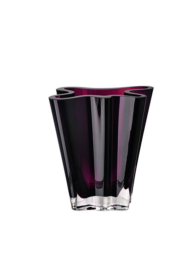 Rosenthal Flux Berry Crystal Vase 5 1/2 Inch
