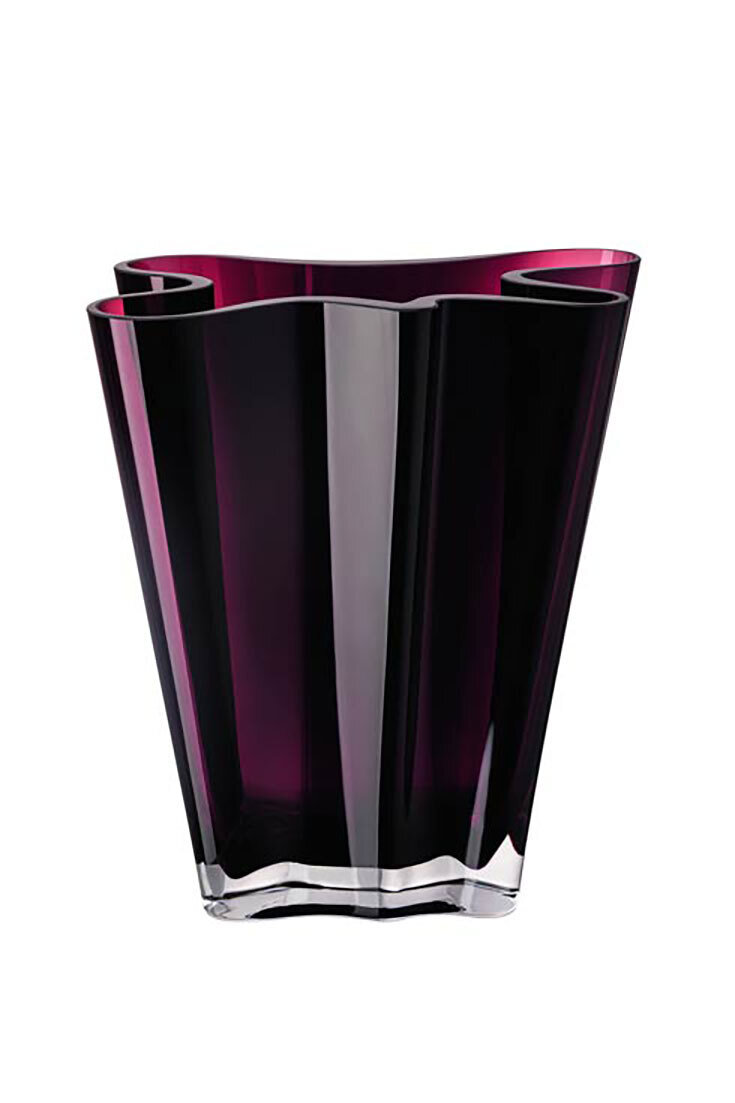 Rosenthal Flux Berry Crystal Vase 10 1/4 Inch, MPN: 69160-321573-47026, 790955368354