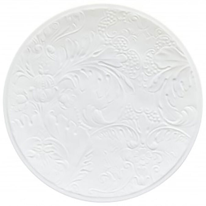 Raynaud Italian Renaissance Coupe Plate Flat Full Engraved White 0000-47-113016, MPN: 0000-47-11301…