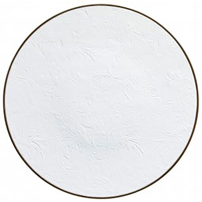 Raynaud Italian Renaissance Coupe Plate Flat Full Engraved Platinum Filet 0811-47-113032, MPN: 0811…