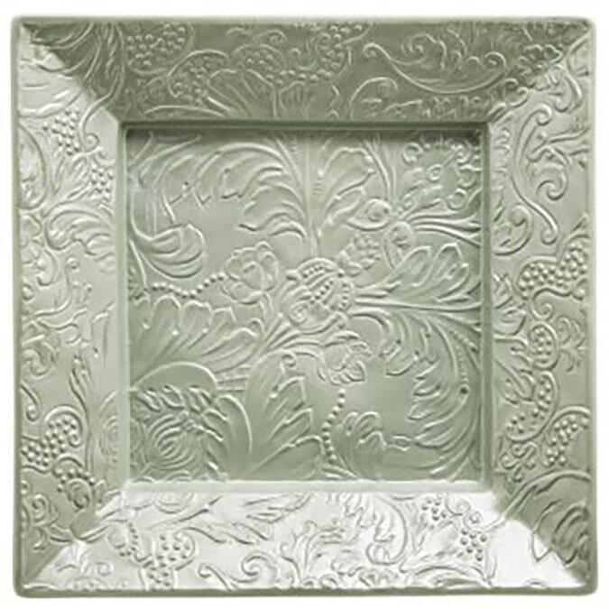 Raynaud Italian Renaissance Square Trinket Tray Celadon 0812-47-600017, MPN: 0812-47-600017, 366000…
