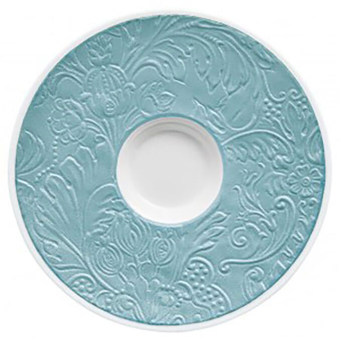 Raynaud Italian Renaissance Expresso Or Moka Saucer Sky Blue 0813-46-356012