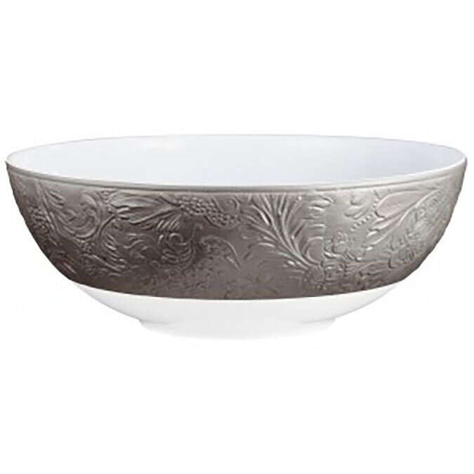Raynaud Italian Renaissance Salad Bowl Dark Grey 0816-46-507026, MPN: 0816-46-507026, 3660006771914
