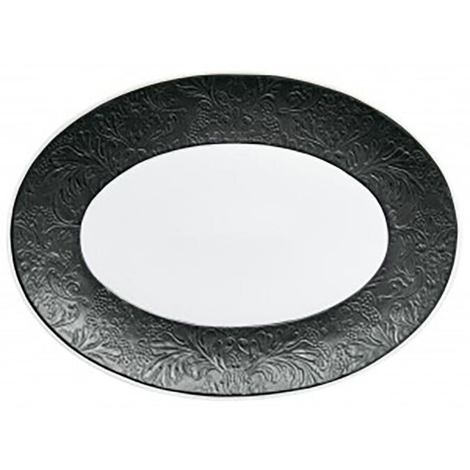 Raynaud Italian Renaissance Oval Platter Black Mat 0819-46-502036, MPN: 0819-46-502036, 36600067727…