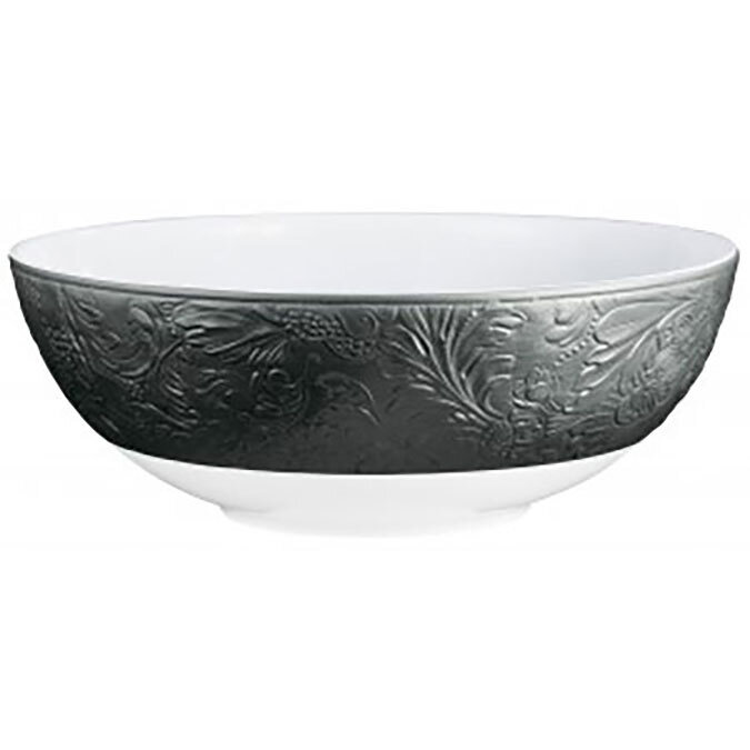 Raynaud Italian Renaissance Salad Bowl Black Mat 0819-46-507026, MPN: 0819-46-507026, 3660006772744