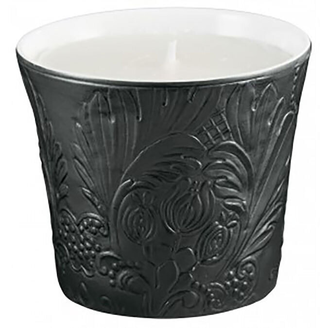 Raynaud Italian Renaissance Candle Pot Black Mat 0819-46-607008