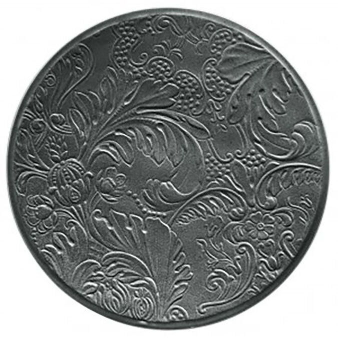 Raynaud Italian Renaissance Coupe Plate Flat Full Engraved Black Mat 0819-47-113016, MPN: 0819-47-1…