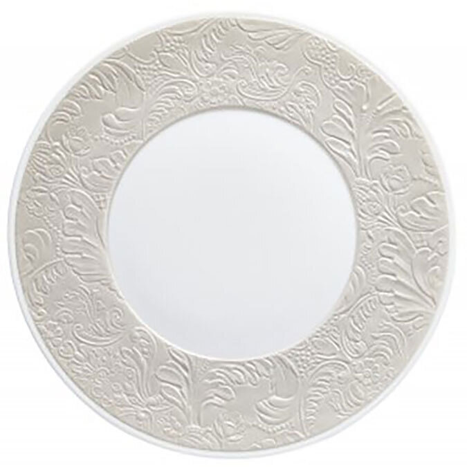 Raynaud Italian Renaissance Flat Plate With Engraved Rim Pearl 0820-46-113024, MPN: 0820-46-113024,…