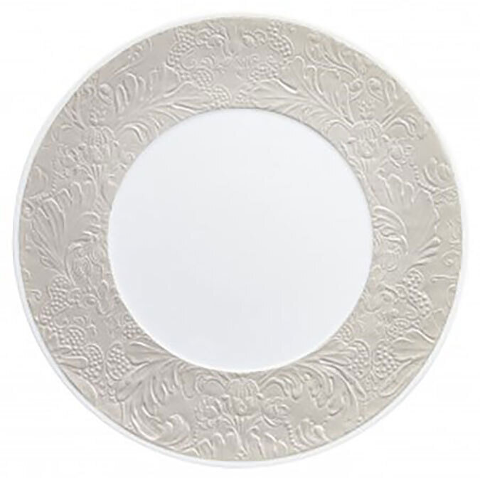 Raynaud Italian Renaissance Flat Plate With Engraved Rim Pearl 0820-46-113027, MPN: 0820-46-113027,…