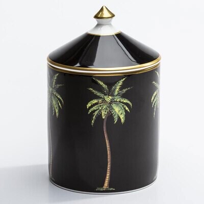Halcyon Days MW Palm Black Oud Imperial Lidded Candle BCMWP02LCG, MPN: BCMWP02LCG,