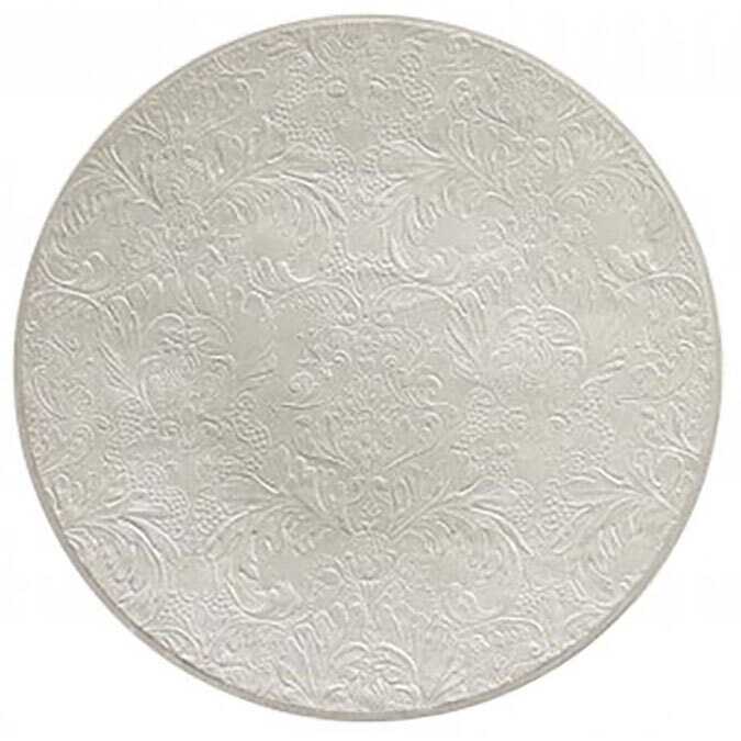 Raynaud Italian Renaissance Coupe Plate Flat Full Engraved Pearl 0820-47-113032, MPN: 0820-47-11303…