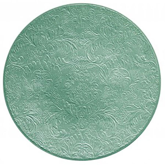 Raynaud Italian Renaissance Coupe Plate Flat Full Engraved Turquoise 0821-47-113032, MPN: 0821-47-1…