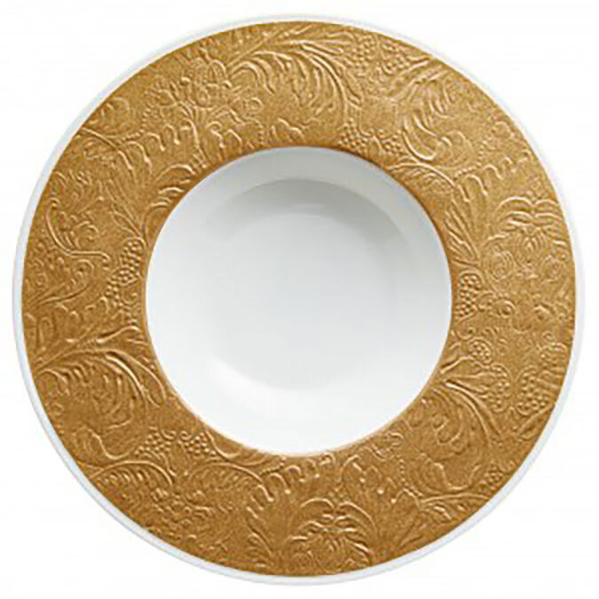 Raynaud Italian Renaissance Deep Plate With Engraved Rim Gold 0822-46-250027, MPN: 0822-46-250027, …