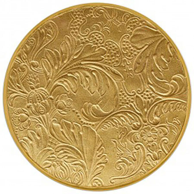 Raynaud Italian Renaissance Coupe Plate Flat Full Engraved Gold 0823-47-113016, MPN: 0823-47-113016…
