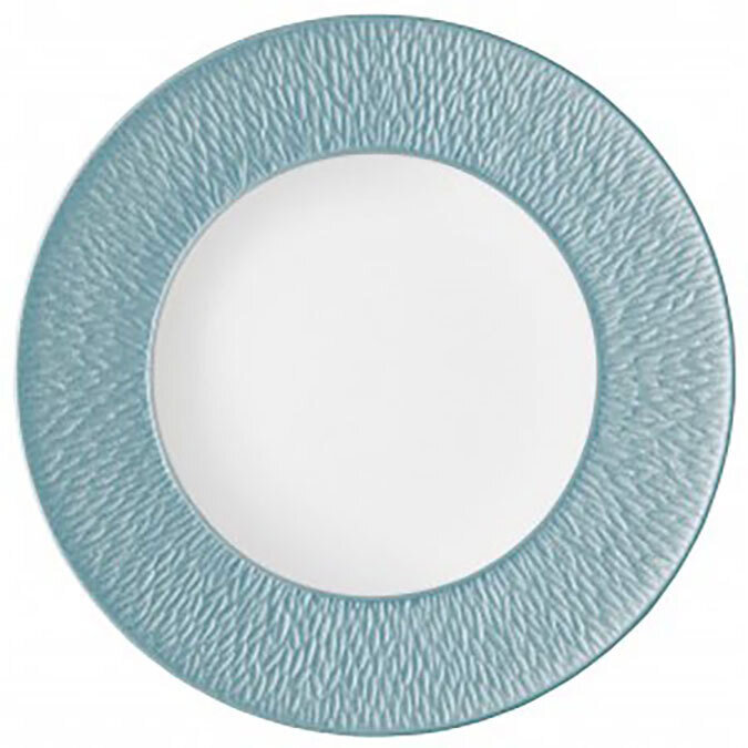 Raynaud Mineral Irise Dinner Plate With Engraved Rim Sky Blue 0337-23-113027