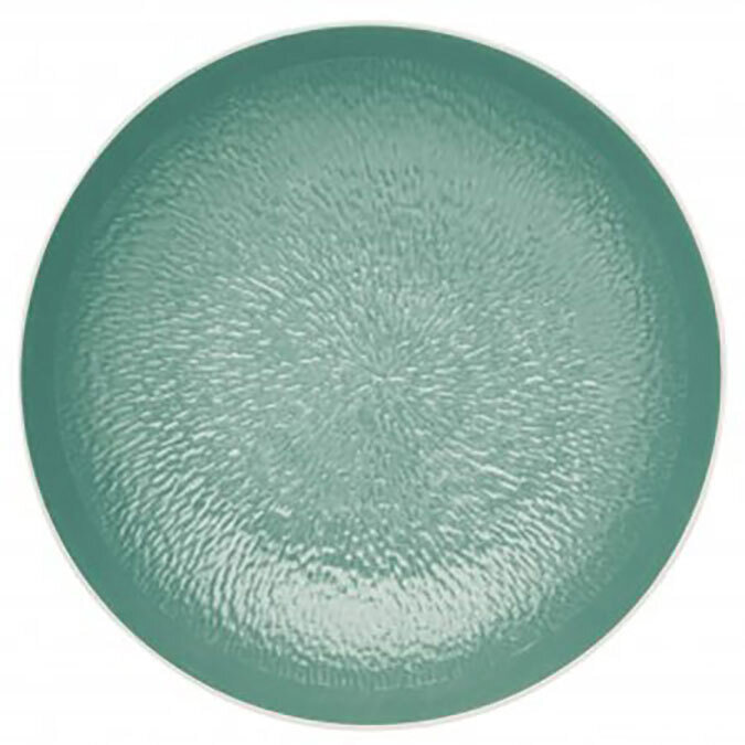 Raynaud Mineral Irise Breakfast Coupe Plate Deep Turquoise Blue 0347-23-250017