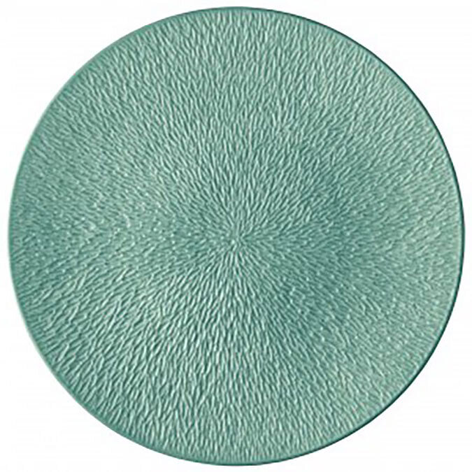 Raynaud Mineral Irise Bread &amp; Butter Plate Coupe Full Engraved Turquoise Blue 0347-24-113016, MPN: …