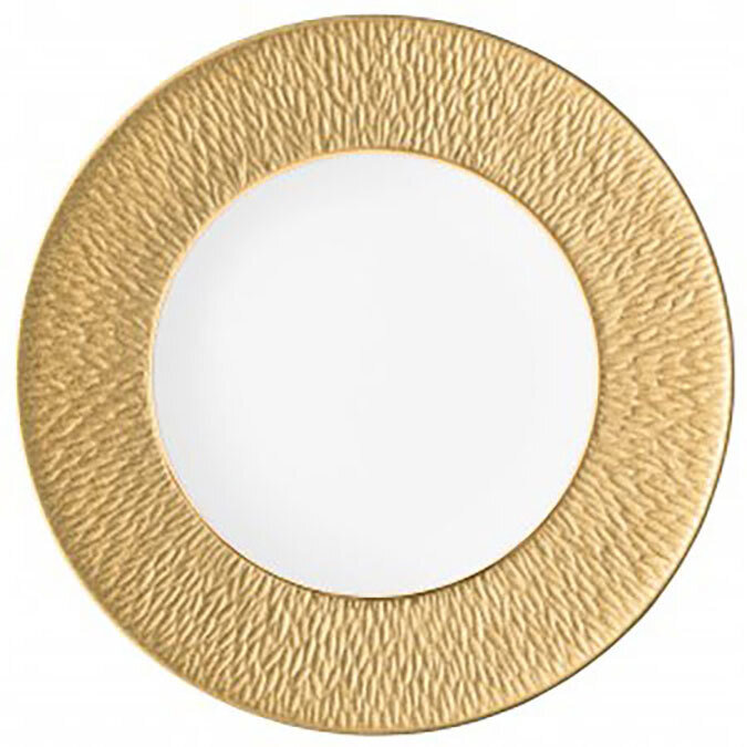 Raynaud Mineral Or Flat Plate With Engraved Rim Yellow Gold 0342-23-113022, MPN: 0342-23-113022, 36…