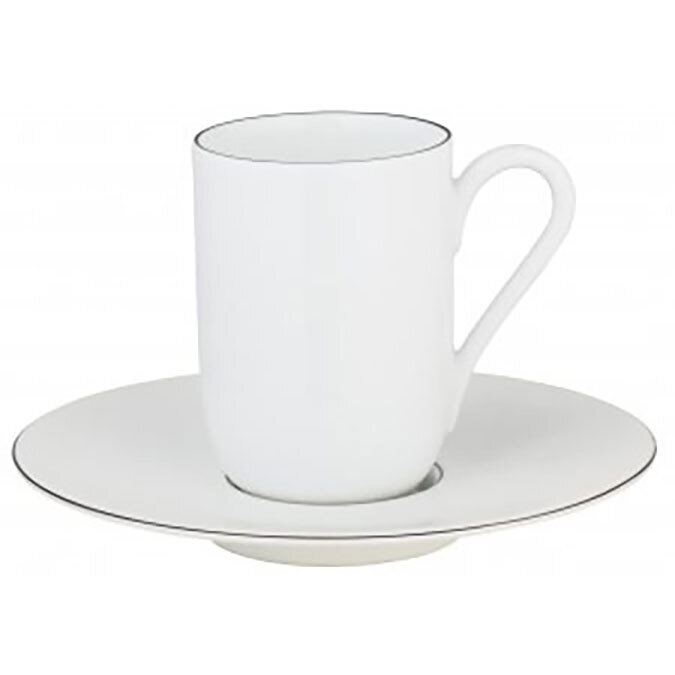 Raynaud Monceau Platine Expresso Cup And Saucer 0362-37-851012, MPN: 0362-37-851012, 3660006763643