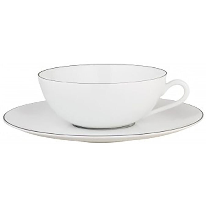 Raynaud Monceau Platine Tea Cup Extra And Saucer 0362-37-854022