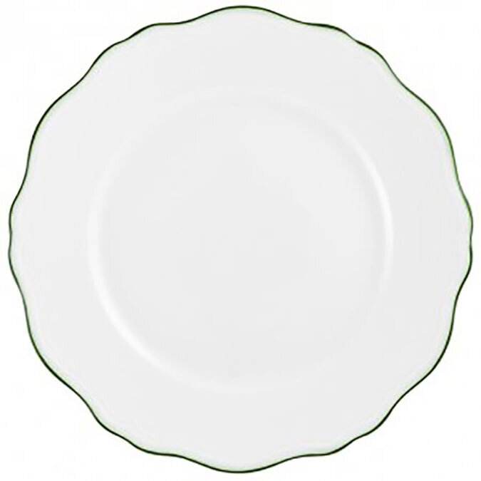 Raynaud Touraine Double Filet Vert Dessert Plate 0663-01-101022, MPN: 0663-01-101022, 3660006743362