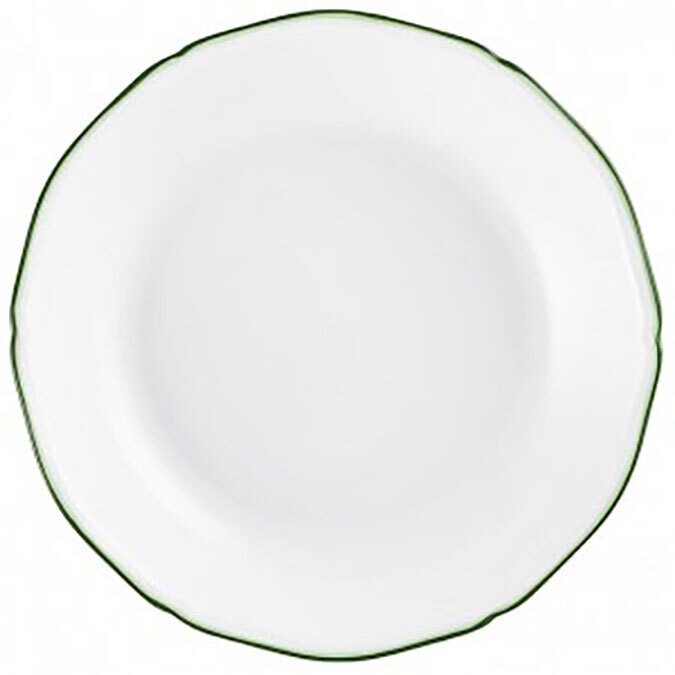 Raynaud Touraine Double Filet Vert Coupe Soup Bowl 0663-01-250019, MPN: 0663-01-250019, 36600067434…