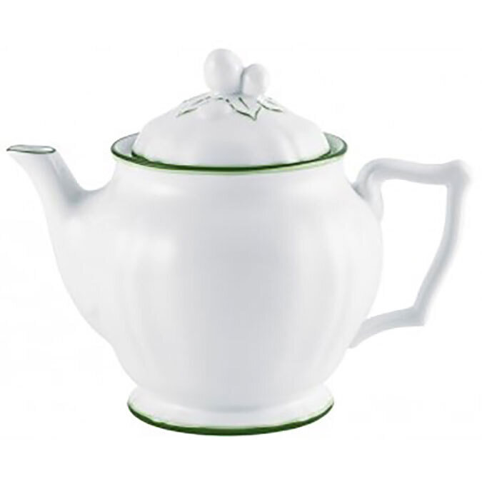 Raynaud Touraine Double Filet Vert Tea Pot 0663-01-430080, MPN: 0663-01-430080, 3660006743447
