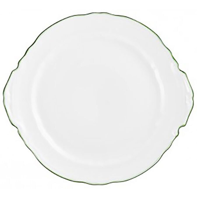 Raynaud Touraine Double Filet Vert Cake Dish With Handles 0663-01-506025, MPN: 0663-01-506025, 3660…