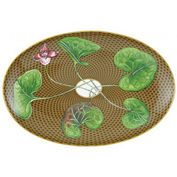 Raynaud Tresor Fleuri Pickle Side Dish Brown 0657-37-508023, MPN: 0657-37-508023, 3660006755921