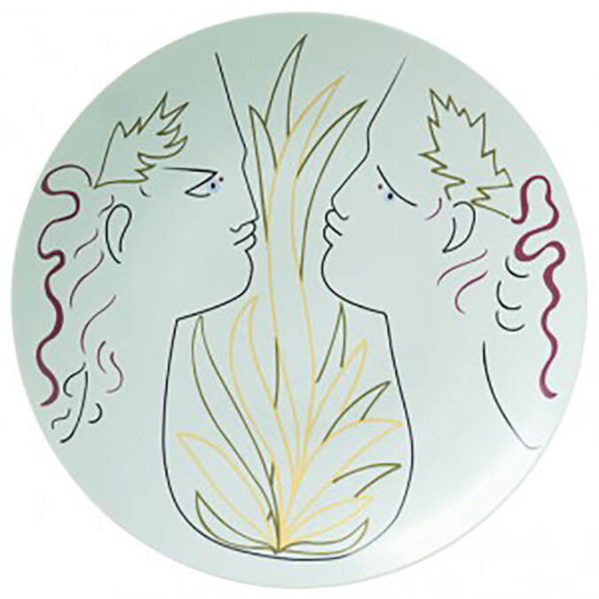 Raynaud Jean Cocteau Large Bowl In Rd. Gftbx Green 0662-33-500041, MPN: 0662-33-500041, 36600067433…