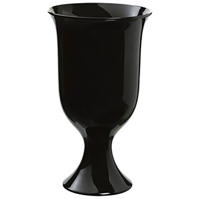Raynaud Accessoires De Decoration Footed Vase Black Dough 0000-33-609035