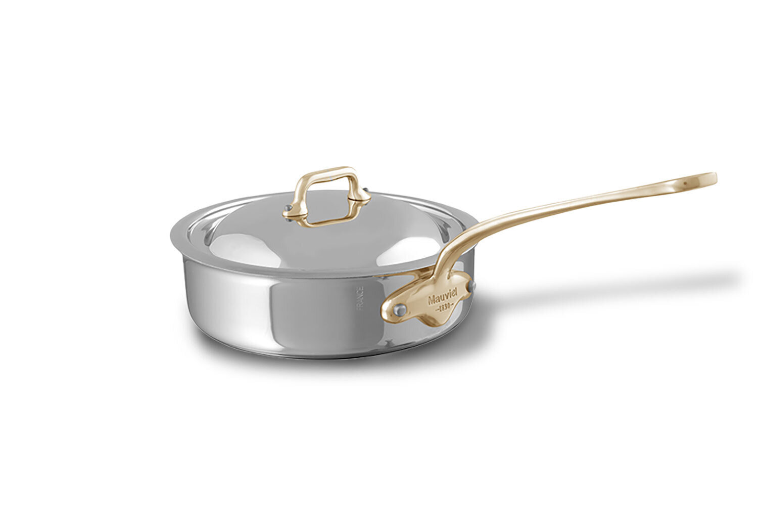 Mauviel M'COOK B Sautepan With Lid 9.4 Inch 351125