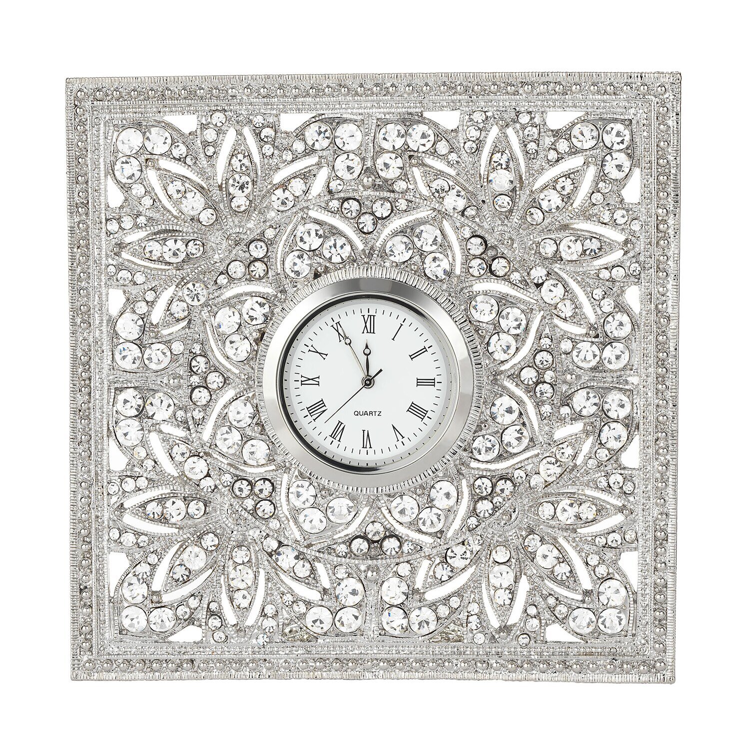 Olivia Riegel Silver Windsor Desk Clock CL6009, MPN: CL6009,