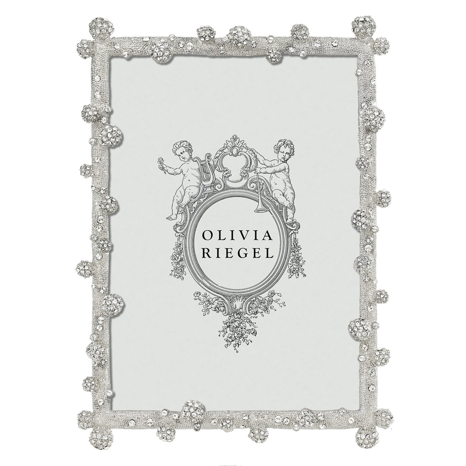 Olivia Riegel Silver Pav Odyssey 5 x 7 Inch Picture Frame RT0030
