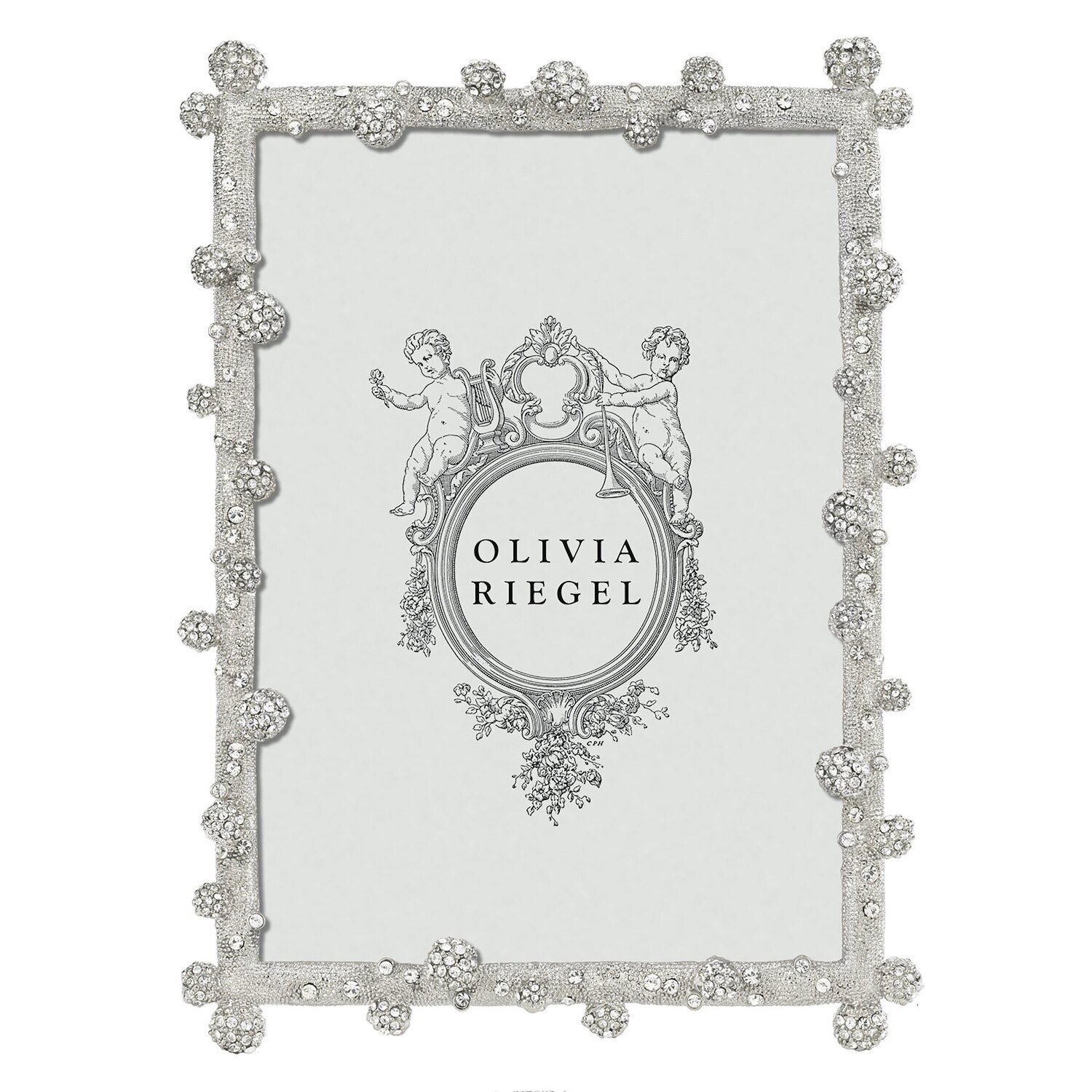 Olivia Riegel Silver Pav Odyssey 5 x 7 Inch Picture Frame RT0030, MPN: RT0030,
