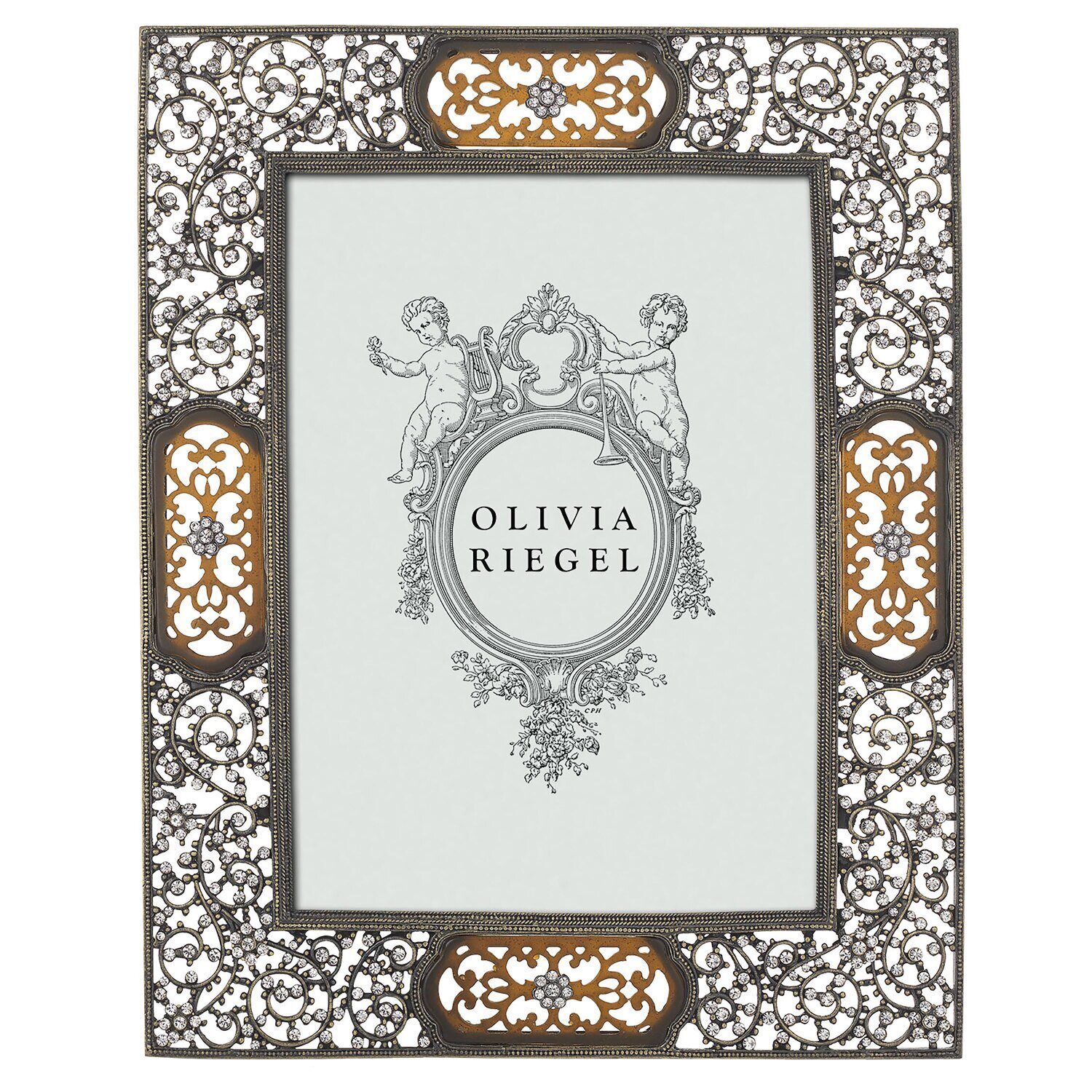 Olivia Riegel Bronze Queen Anne's Lace 5 x 7 Inch Picture Frame RT0097