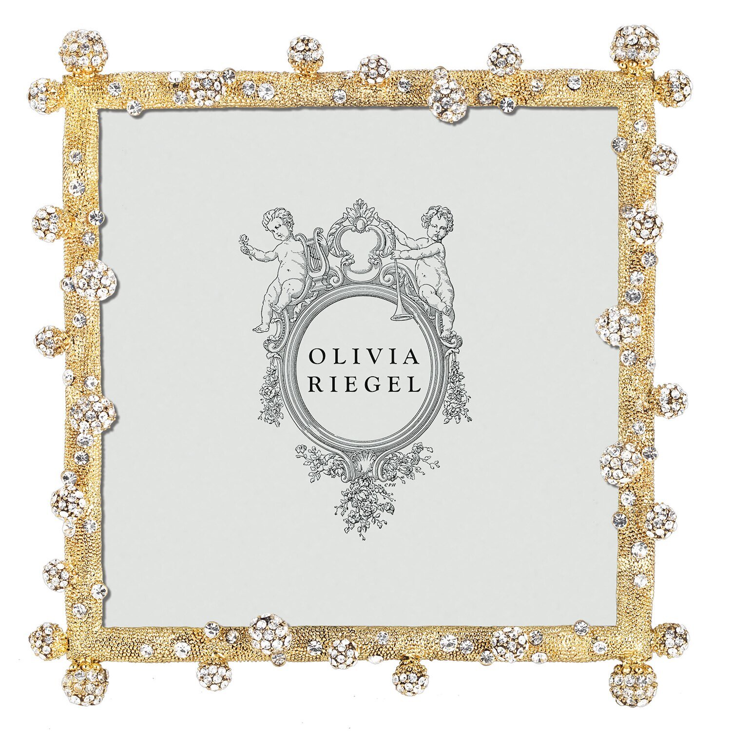 Olivia Riegel Gold Pav Odyssey 5 x 5 Inch Picture Frame RT0152