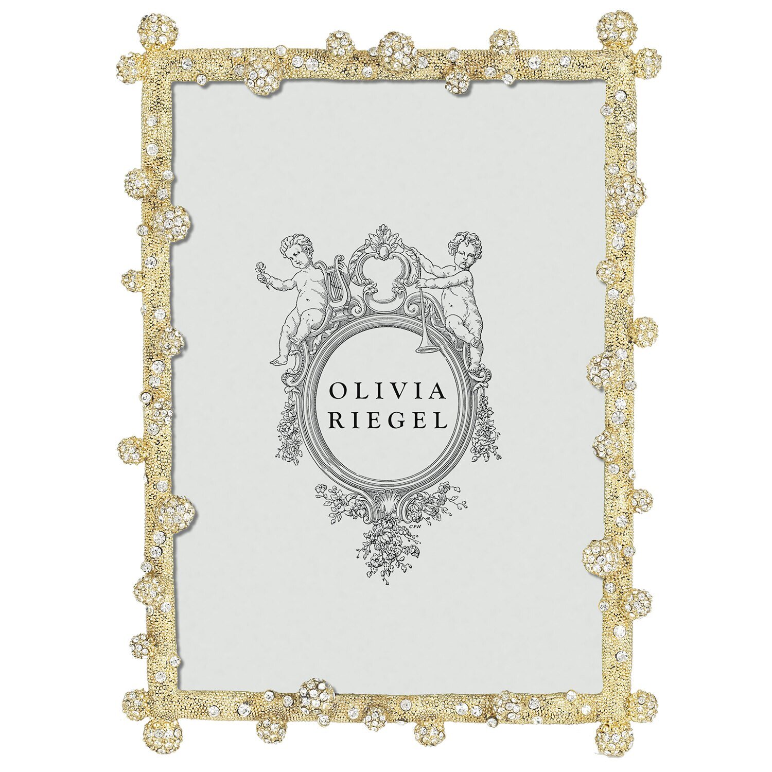 Olivia Riegel Gold Pav Odyssey 5 x 7 Inch Picture Frame RT0153, MPN: RT0153,