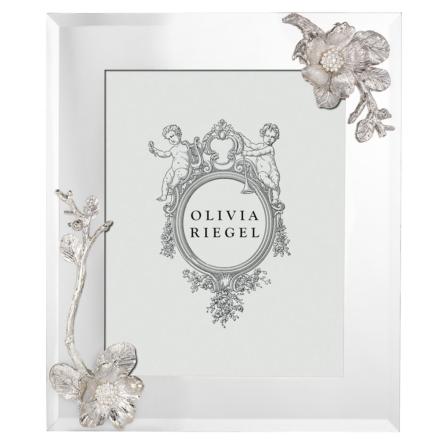 Olivia Riegel Silver Botanica 8 x 10 Inch Picture Frame RT0183, MPN: RT0183, 850188008172