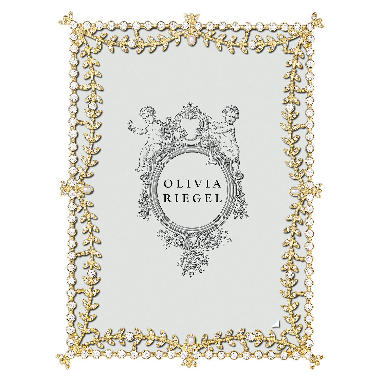 Olivia Riegel Gold Kensington 5 x 7 Inch Picture Frame RT0196, MPN: RT0196,