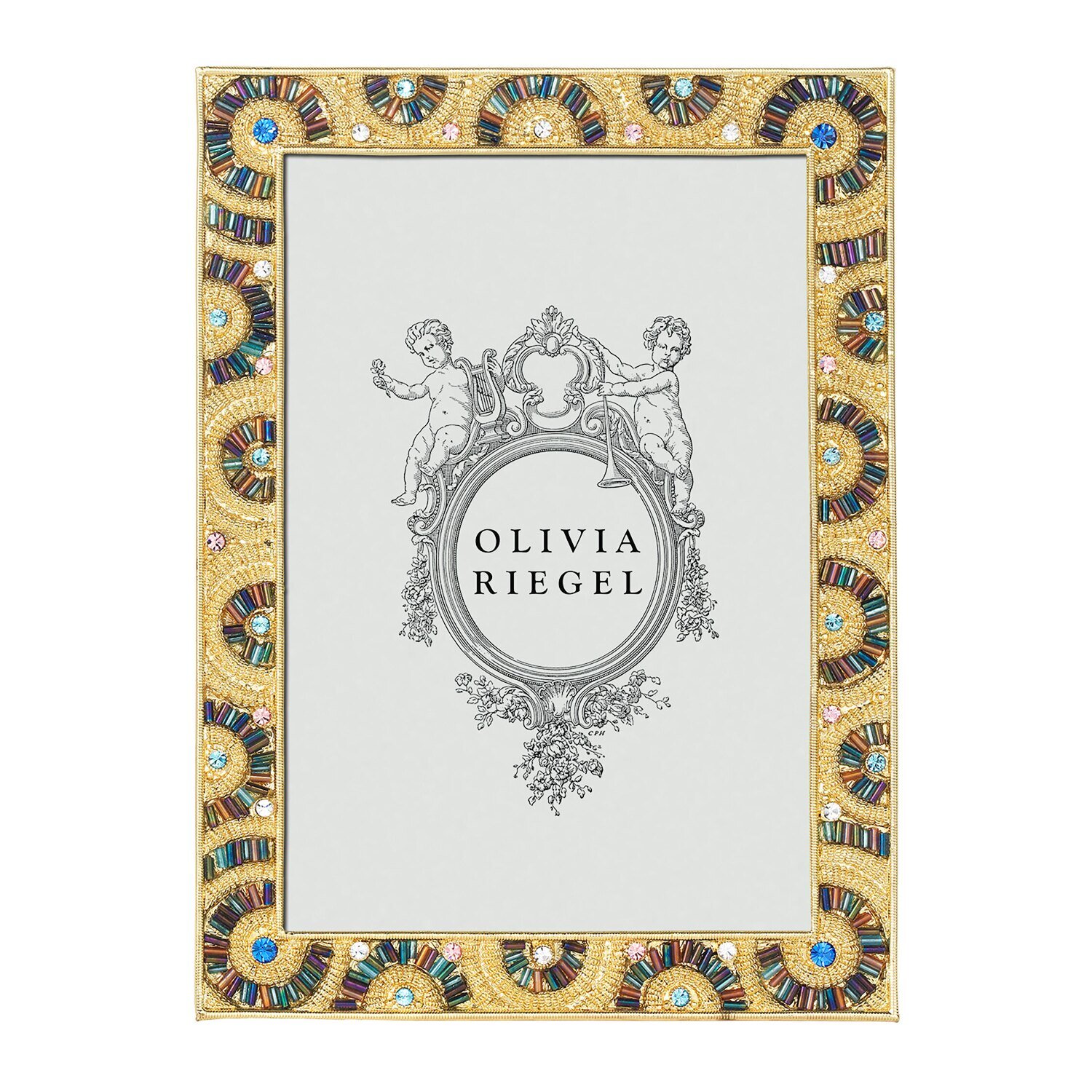 Olivia Riegel Gold Christopher 5 x 7 Inch Picture Frame RT0206, MPN: RT0206,