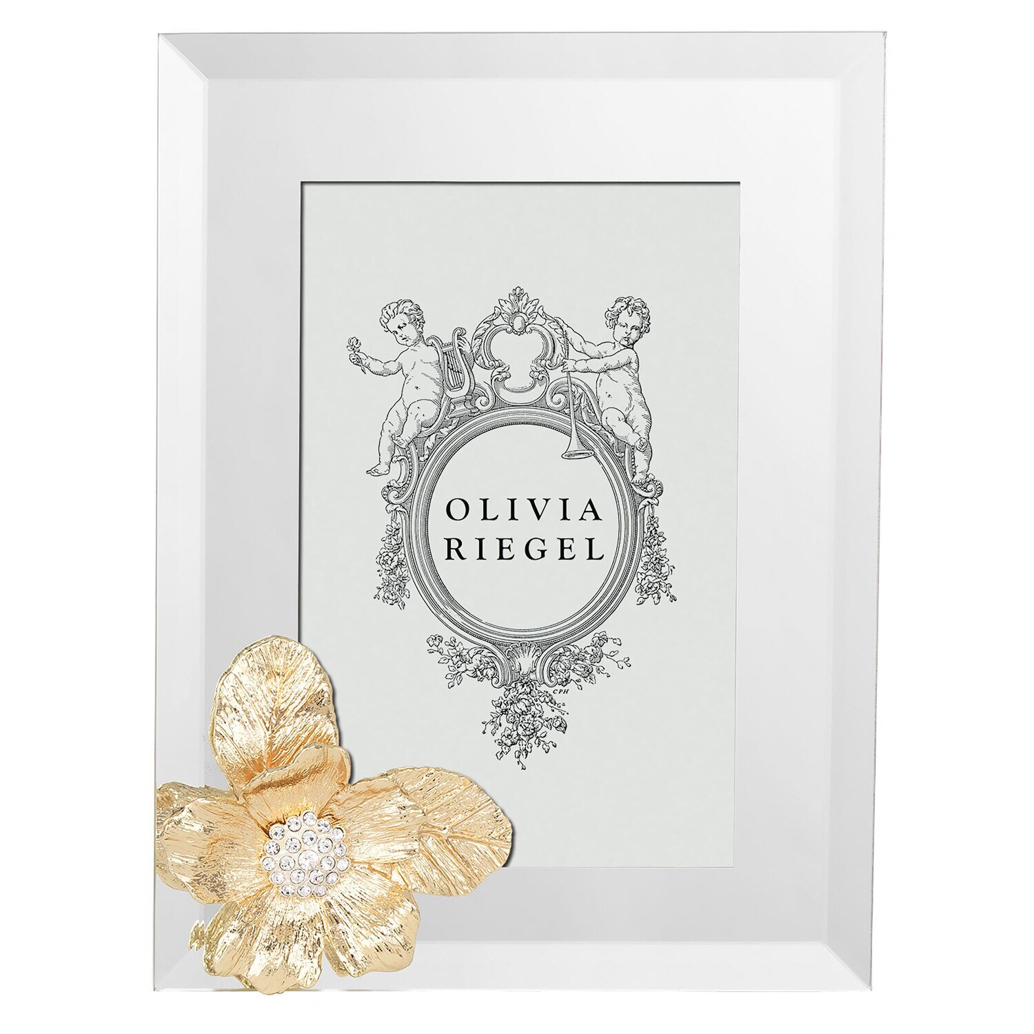 Olivia Riegel Gold Botanica 4 x 6 Inch Picture Frame RT0214