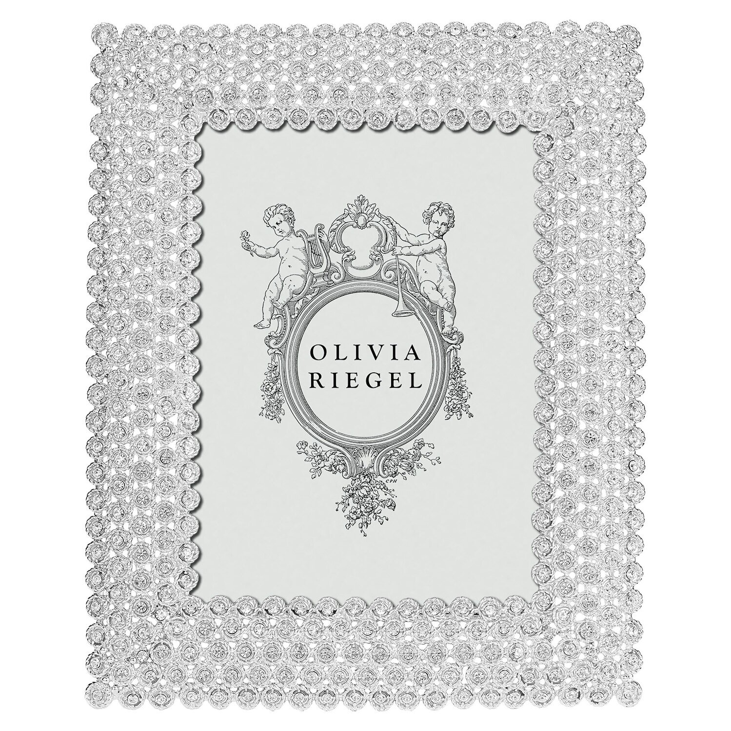 Olivia Riegel Silver Alexis 5 x 7 Inch Picture Frame RT1341, MPN: RT1341,