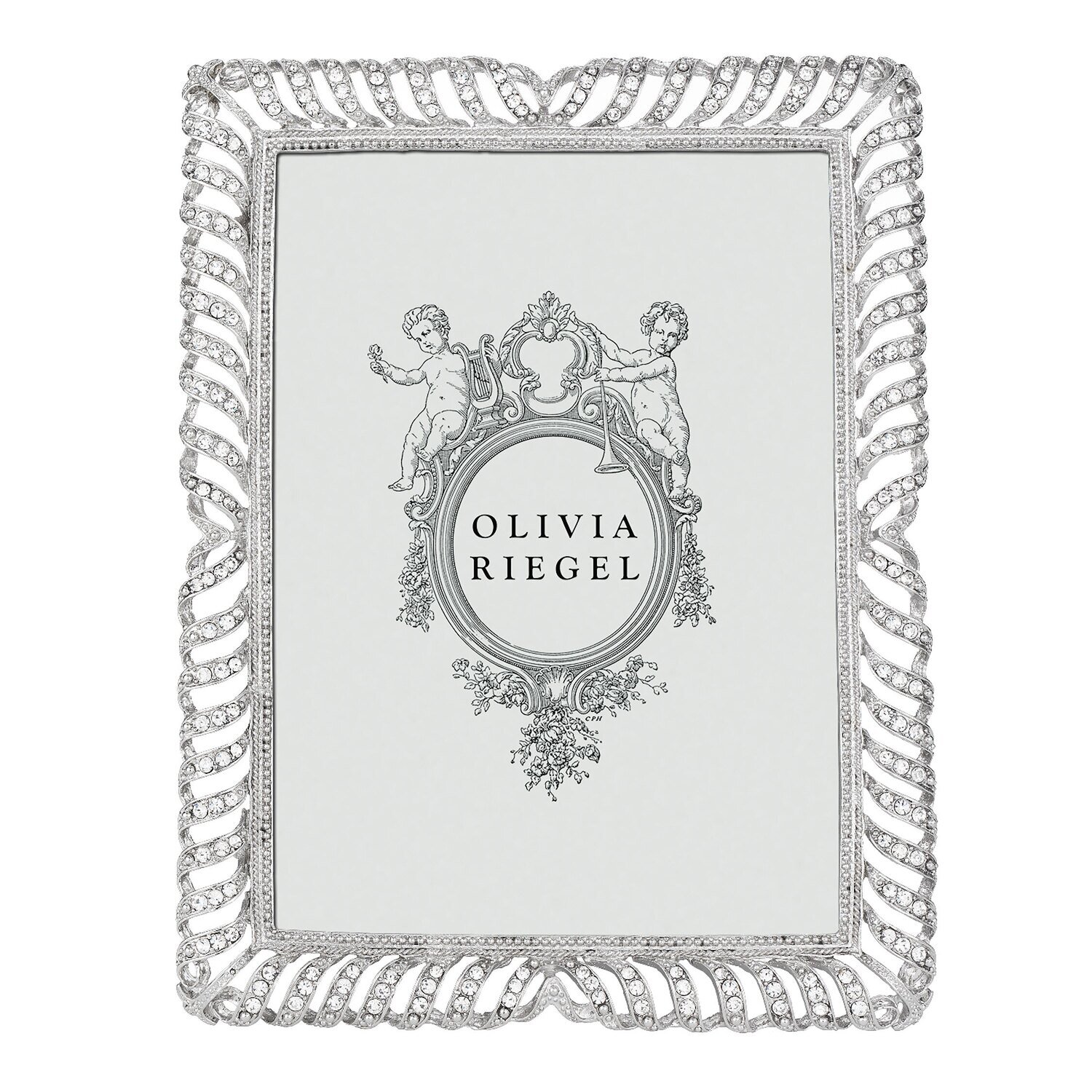Olivia Riegel Silver Palmer 5 x 7 Inch Picture Frame RT1371